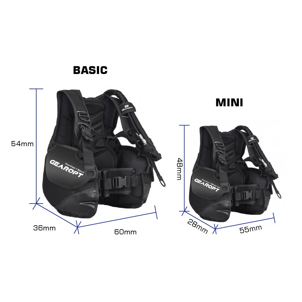 Gearopt Panther-I Basic / Panther-I Basic Mini Jacket BCD Black