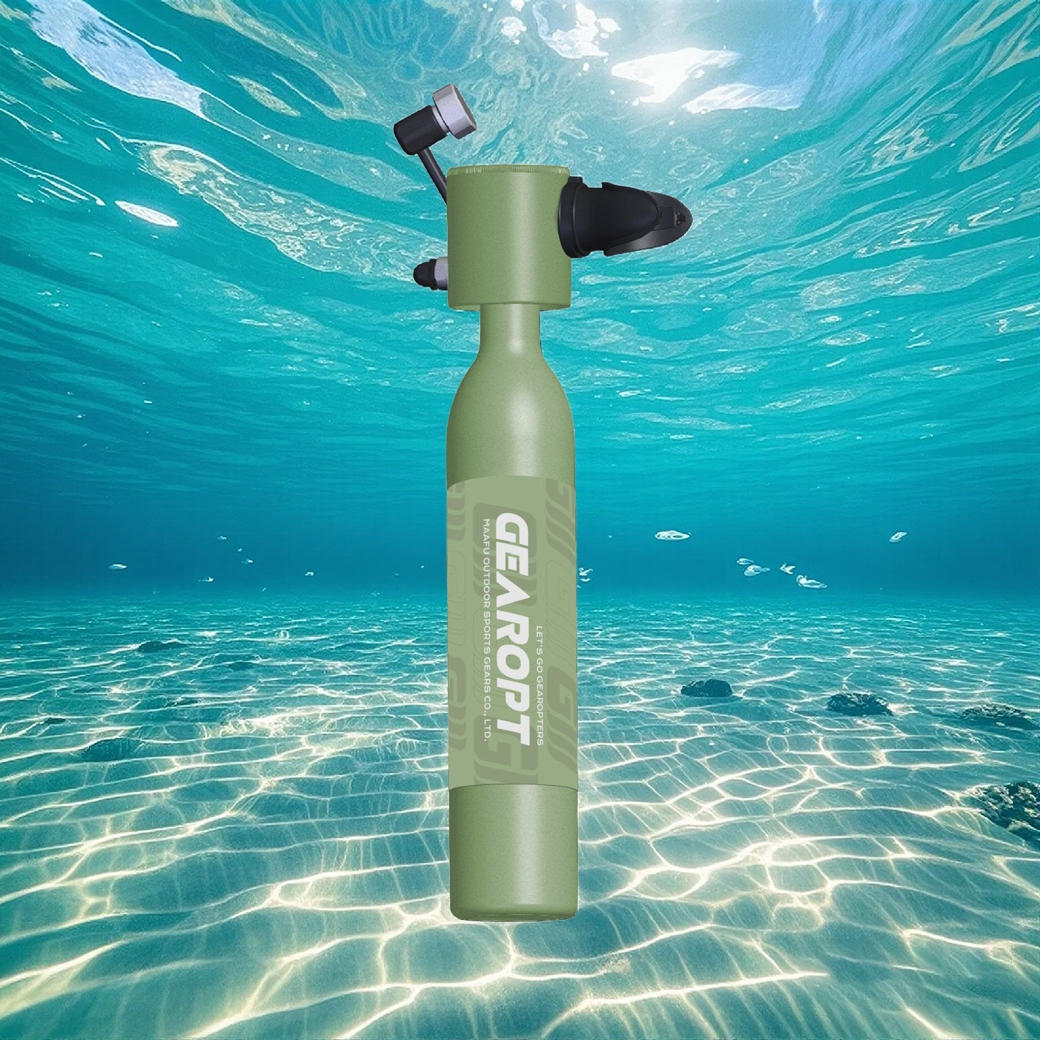 Gearopt Scarlet-IV Pro 0.5L Mini Scuba Tank Mint Green