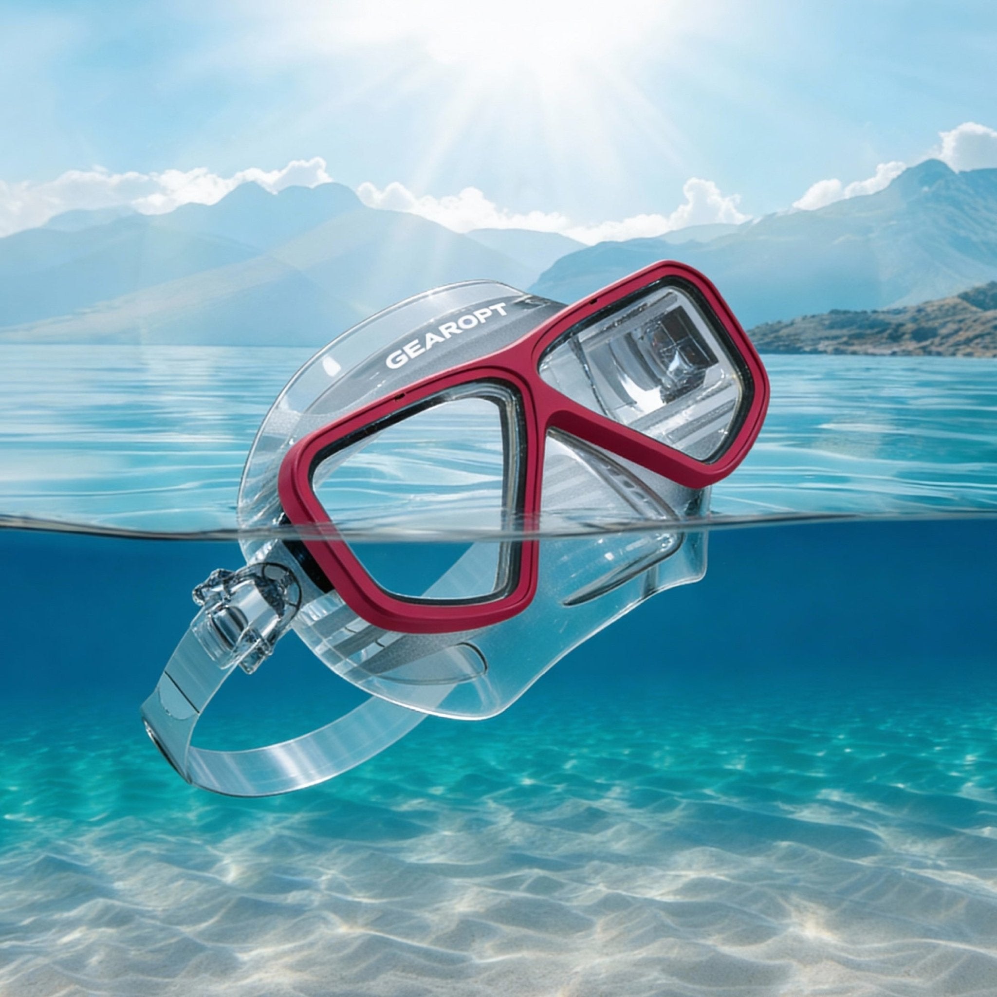 Vision Armor Pro Max Diving Mask Pink