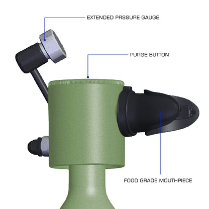 Gearopt Scarlet-IV Pro 0.5L Mini Scuba Tank Mint Green