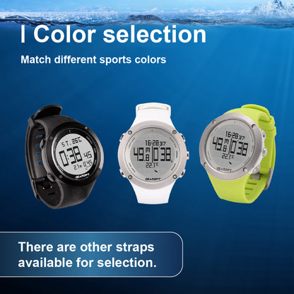 Gearopt Pilot-IV Classic Freediving Watch With Usb Cable Black