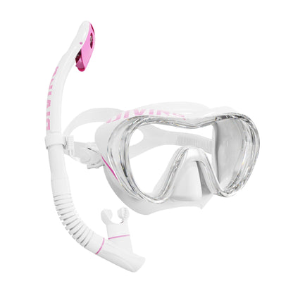 Gearopt Air Semi-Dry Snorkel Pink Yellow Silver