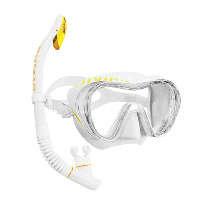 Gearopt Air Semi-Dry Snorkel Pink Yellow Silver