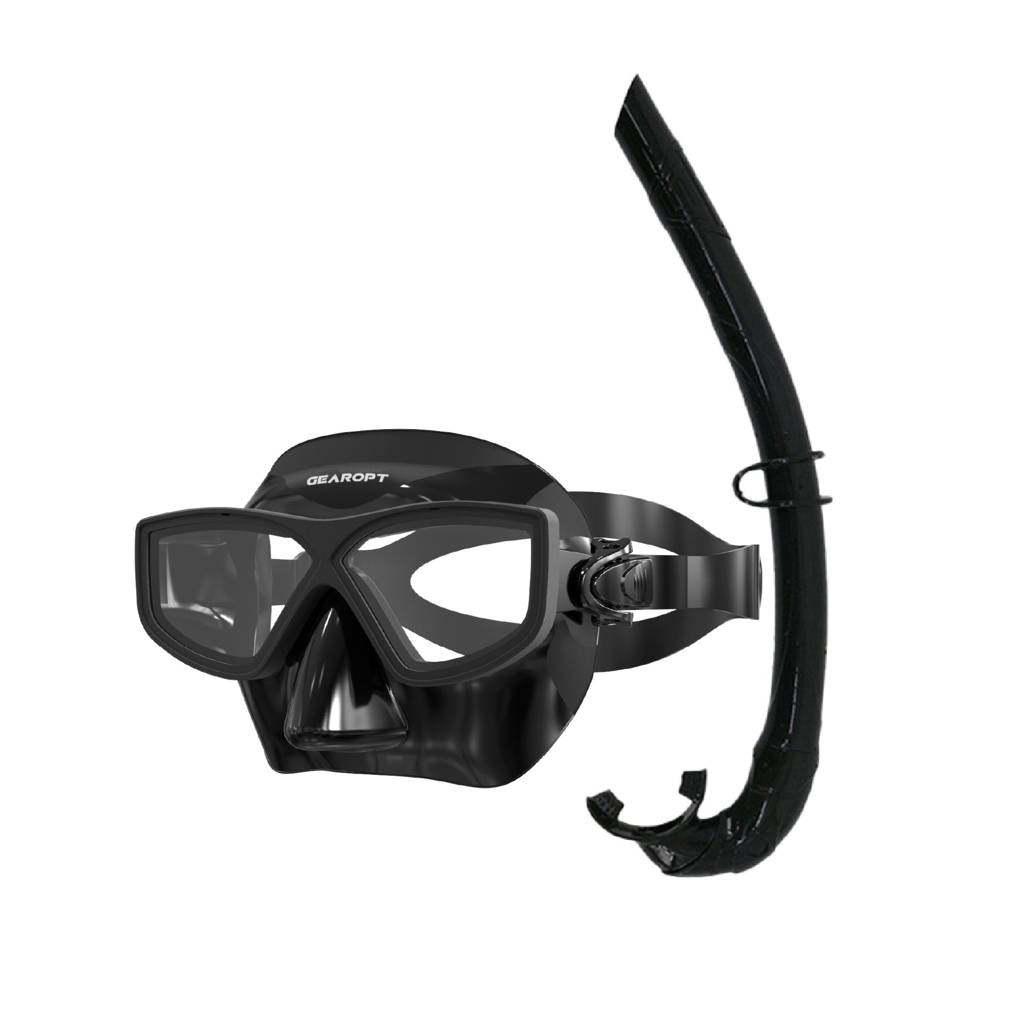 Gearopt Air Wet Snorkel Black White