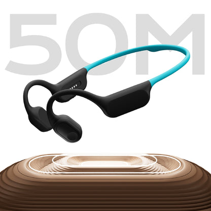 Gearopt Captain-IV Classic 50 Meters Dive Bone-Conduction Headphone Ocean Blue
