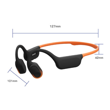 Gearopt Captain-IV Classic 50 Meters Dive Bone-Conduction Headphone Orange