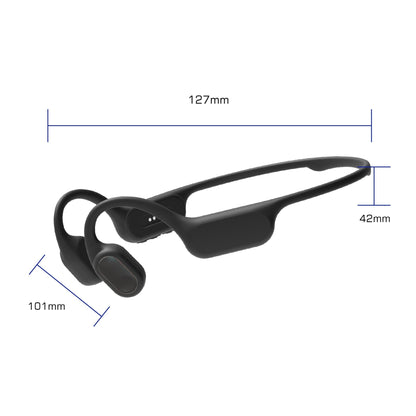 Gearopt Captain-IV Lite 20 Meters Dive Bone-Conduction Headphone Black