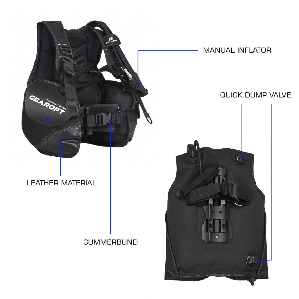 Gearopt Panther-I Basic / Panther-I Basic Mini Jacket BCD Black