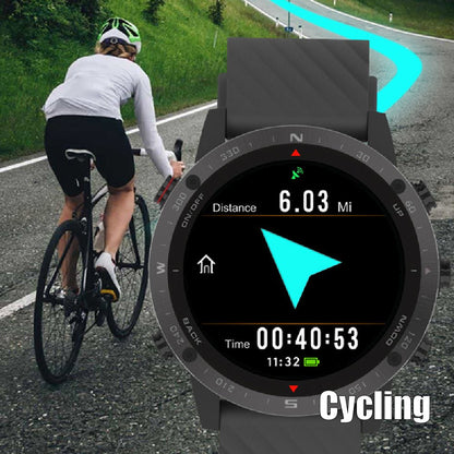 GEAROPT Pilot-IV_Lite GPS Snorkeling Sports Watch With Usb Cable Black