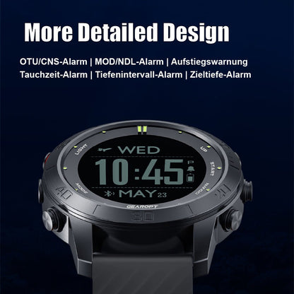 Gearopt Pilot-IV Pro Diving Computer With Usb Cable Black