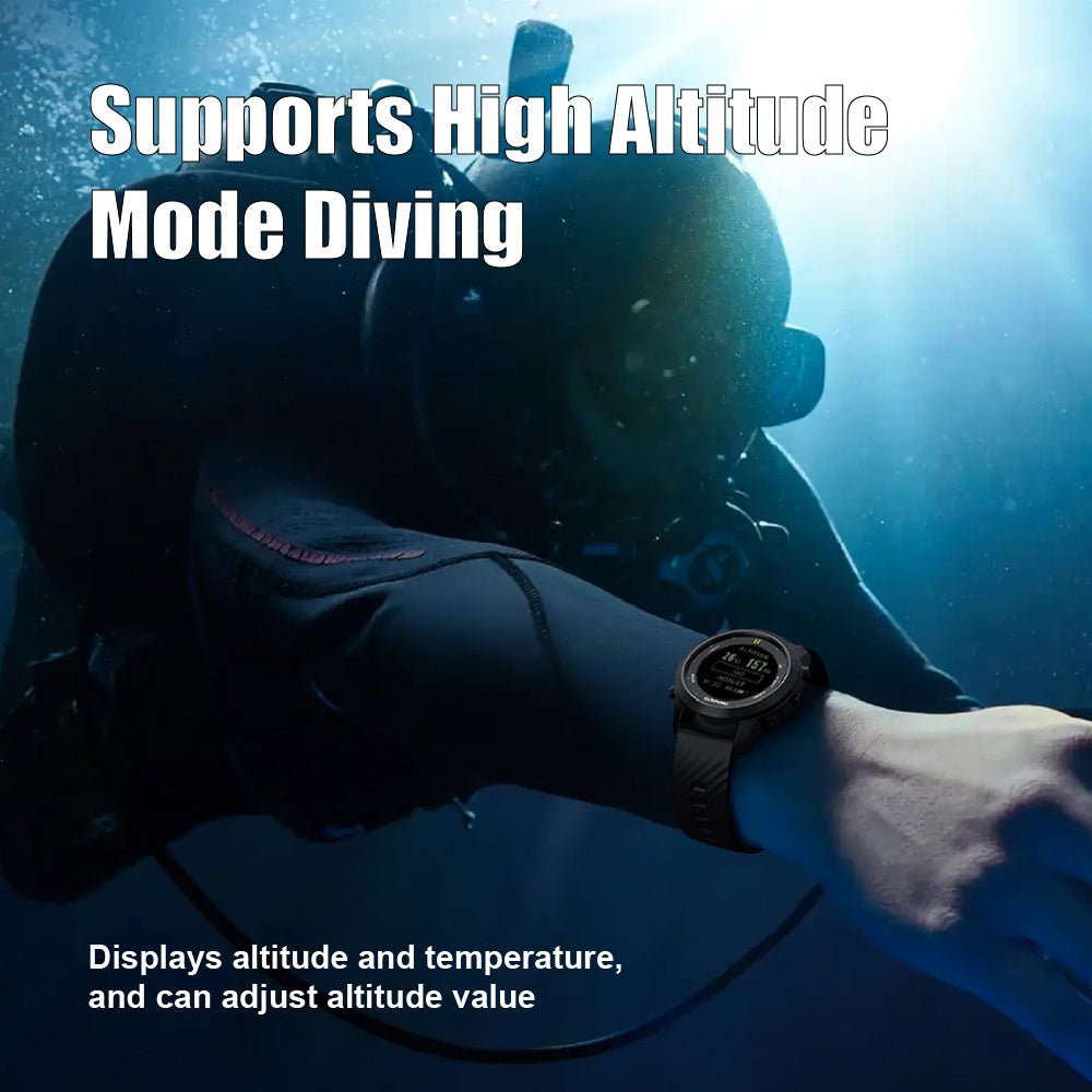 Gearopt Pilot-IV Pro Diving Computer With Usb Cable Black