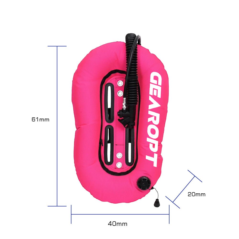 Gearopt Wing-I Basic 20LBS Wing-style BCD Rose Pink