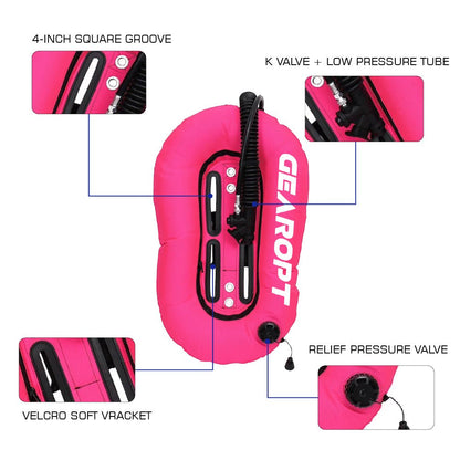Gearopt Wing-I Basic 20LBS Wing-style BCD Rose Pink