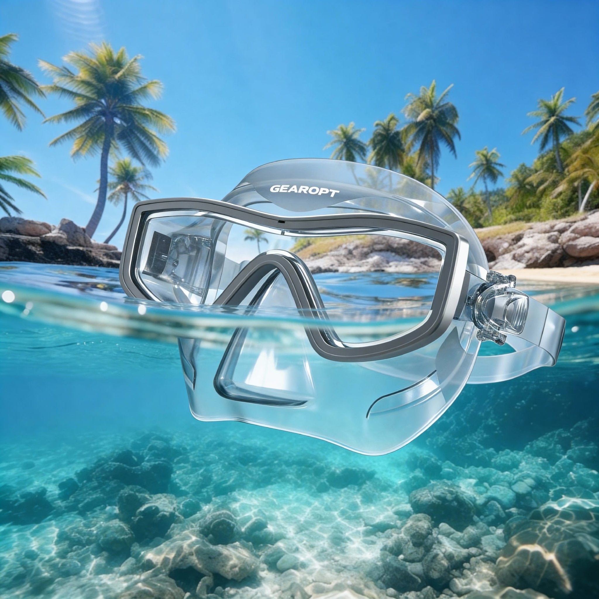 Vision Armor Diving Mask Grey