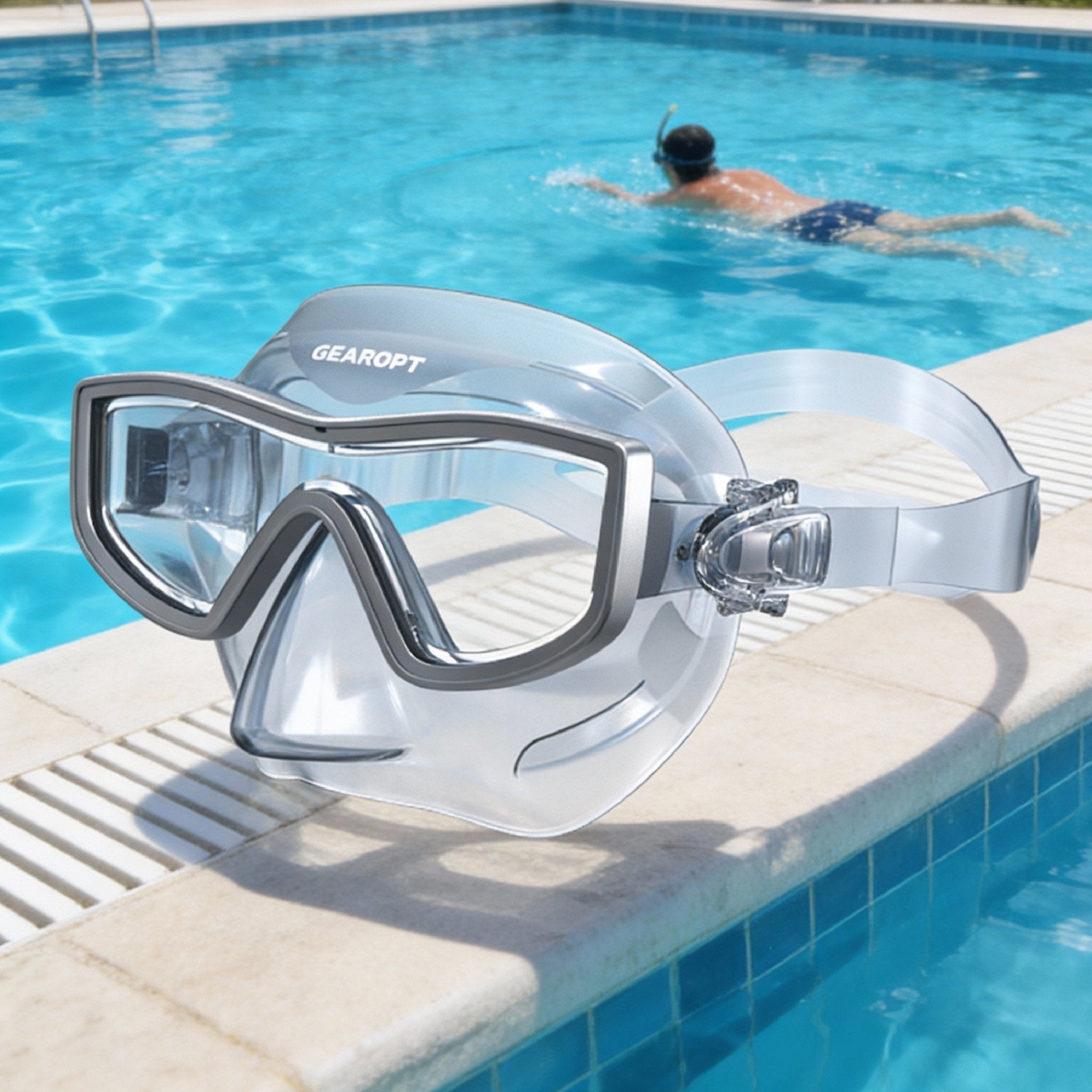 Vision Armor Diving Mask Grey
