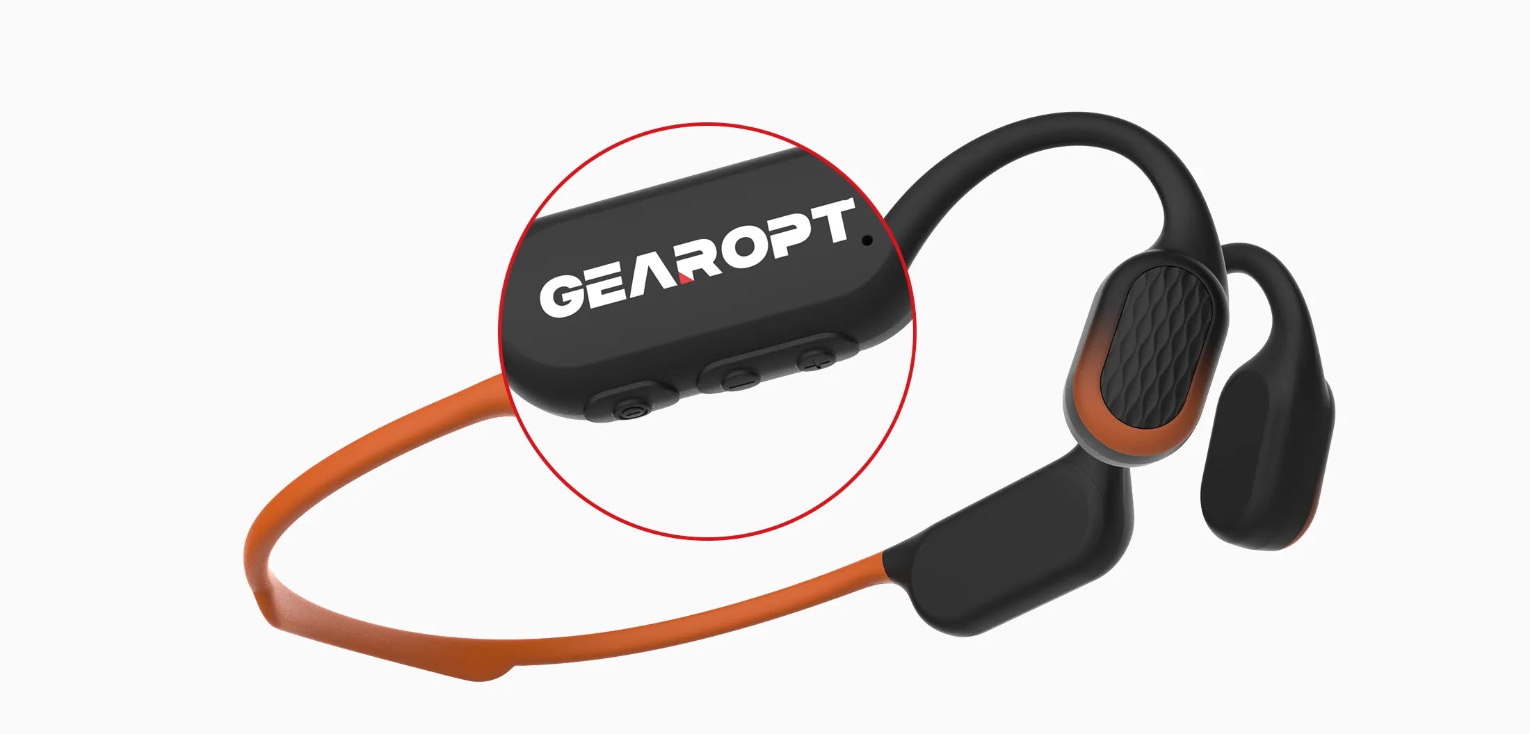 Controles físicos resistentes al agua de los auriculares GWS CURRENT 50